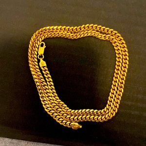 Cuban Link Chain - 5mm - Gold / 22k